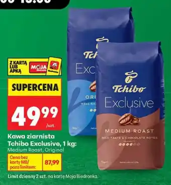 Biedronka Kawa ziarnista Tchibo Exclusive oferta