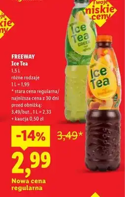 Lidl Napój Ice Tea Freeway oferta