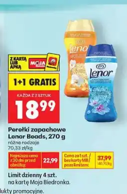 Biedronka Perełki zapachowe Lenor Beads Gold Orchid oferta