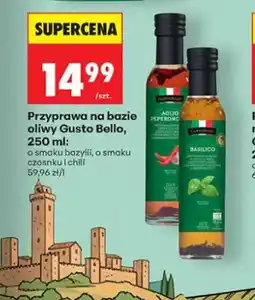 Biedronka Przyprawa na bazie oliwy o smaku bazylii Gusto Bello oferta