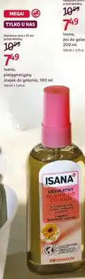Rossmann Olejek do golenia Isana pielęgnacyjny oferta