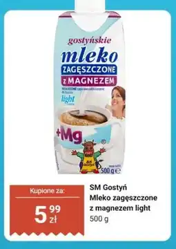 Dino Mleko zagęszczone z magnezem light SM Gostyń oferta