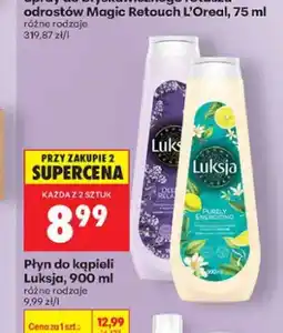 Biedronka Płyn do kąpieli Luksja Deep Relax oferta