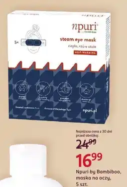 Rossmann Maska na oczy Npuri by Bambiboo 5-pak oferta