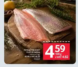 Selgros Pstrąg tęczowy filet ze skórą oferta