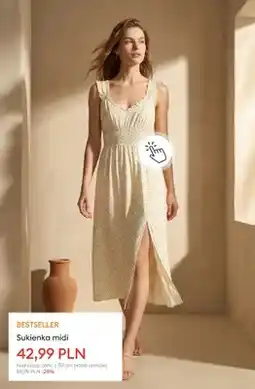 Sinsay Sukienka midi oferta