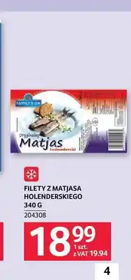 Selgros Filety z matjasa holenderskiego Family Fish oferta