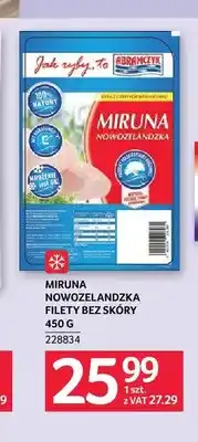 Selgros Miruna nowozelandzka filety bez skóry Abramczyk oferta