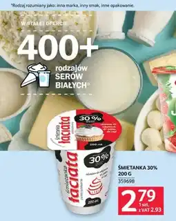 Selgros Śmietanka 30% Łaciate oferta