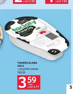 Selgros Twaróg klinek Łaciaty oferta