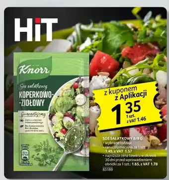 Selgros Sos sałatkowy Knorr oferta