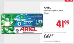 Rossmann Kapsułki do prania tkanin Ariel Allin1 Pods Touch of Lenor Fresh Air oferta