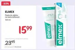 Rossmann Pasta do zębów na nadwrażliwość Elmex Sensitive oferta