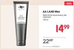 Rossmann Multi-żel do mycia twarzy dla mężczyzn AA LAAB Men oferta