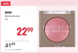 Rossmann Róż do policzków NAM Shimmer Blusher oferta