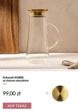 Homla Dzbanek Homla KUBBE ze złotym wieczkiem oferta