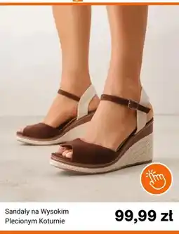 Born2be Sandały na Wysokim Plecionym Koturnie Born2be oferta
