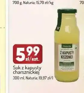 Sok z kapusty charsznickiej Naturia