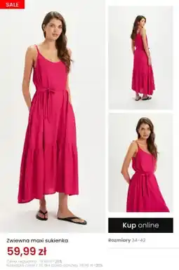 Top Secret Zwiewna maxi sukienka oferta