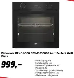 Media Markt Piekarnik Beko b300 AeroPerfect Grill Pizza oferta