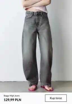 H&M Jeansy Baggy High Jeans oferta