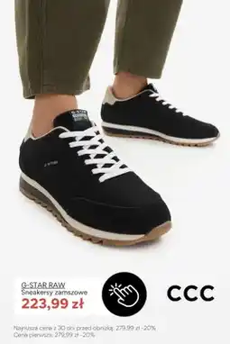 CCC Sneakersy zamszowe G-Star Raw oferta