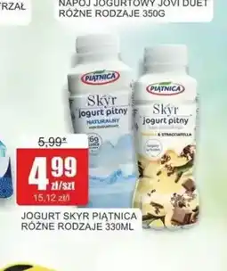Bingo Jogurt pitny Skyr naturalny Piątnica oferta