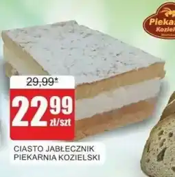 Bingo Ciasto jabłecznik Piekarnia Kozielski oferta