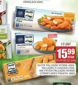 Bingo Złote paluszki rybne Frosta oferta