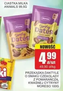Bingo Przekąska daktyle Moreso Simply Dates o smaku kwaśnej cytryny oferta