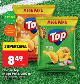 Biedronka Chipsy Top Mega Paka Mac & Cheese oferta
