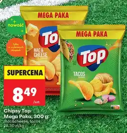Biedronka Chipsy Top Mega Paka Tacos oferta