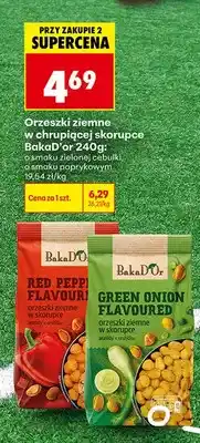 Biedronka Orzeszki ziemne w chrupiącej skorupce o smaku paprykowym BakaD'Or oferta