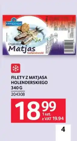 Selgros Filety z matjasa holenderskiego oferta