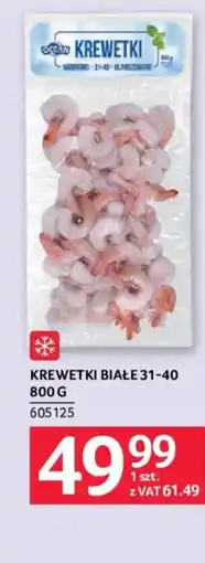 Selgros Krewetki białe 31-40 oferta