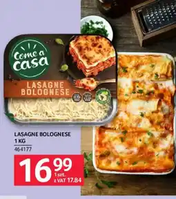 Selgros Lasagne bolognese oferta