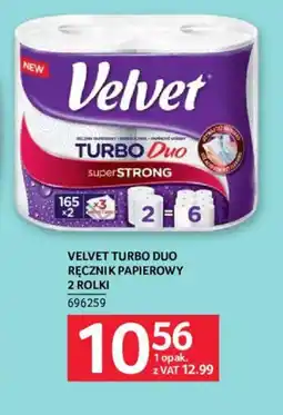 Selgros Velvet turbo duo ręcznik papierowy oferta