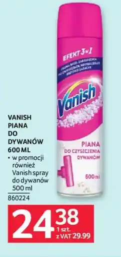 Selgros Vanish piana do czyszczenia dywanów oferta