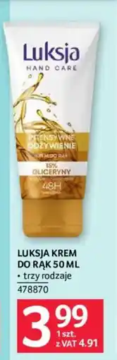 Selgros Luksja krem do rąk oferta