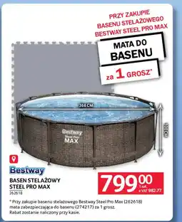 Selgros Basen stelażowy steel pro max oferta