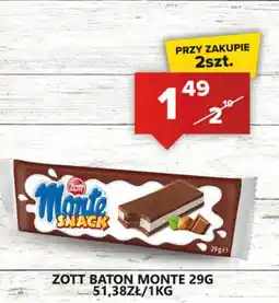 Spiżarnia Smakosza Zott baton monte oferta