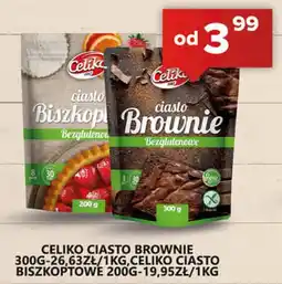 Spiżarnia Smakosza Celiko ciasto brownie / celiko ciasto biszkoptowe oferta