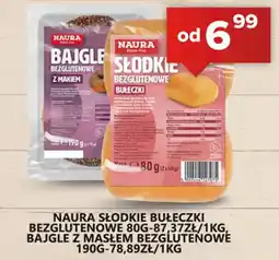 Spiżarnia Smakosza Naura słodkie bułeczki bezglutenowe / bajgle z masłem bezglutenowe oferta