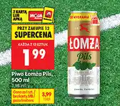 Biedronka Piwo Łomża Pils oferta