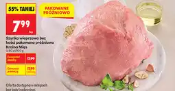 Biedronka Szynka wieprzowa bez kości pakowana próżniowo Kraina Mięs oferta