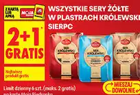 Biedronka Wszystkie sery żółte w plastrach Królewski Sierpc oferta