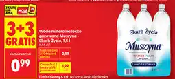 Biedronka Woda mineralna lekko gazowana Muszyna - Skarb Życia oferta
