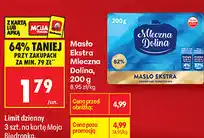 Biedronka Masło Ekstra Mleczna Dolina oferta