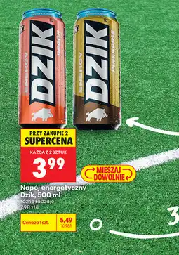 Biedronka Napój energetyczny Dzik oferta