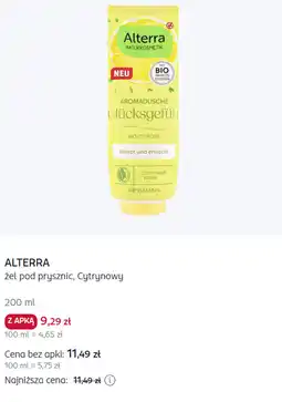 Rossmann Alterra żel pod prysznic, Cytrynowy oferta